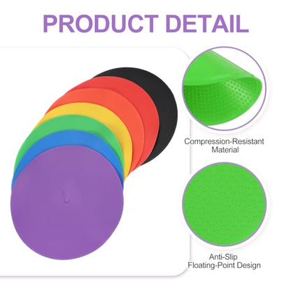 PATIKIL Spot Markers, Non-Slip Floor Agility Markers Flat - color: Green