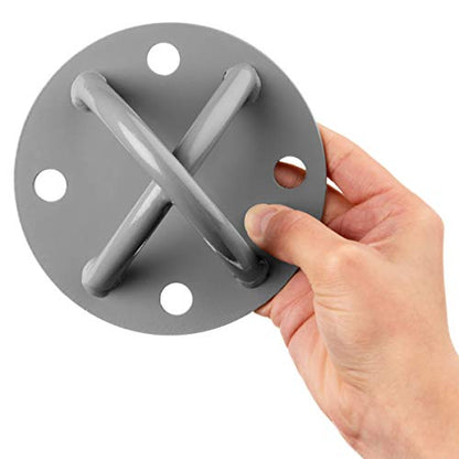 Training Anchor Mount Hook for Suspention-Trainer Straps, Ceiling Mount Bracket for Yoga Swing Trapeze Hammock, TRX Suspension Straps, Boxing Punching Bags & Battle Ropes