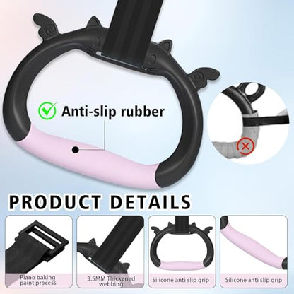 New Professional Gymnastic Rings,Both for Adults and Kids,Support 550 LBS,Home Fitness Equipment,Indoor and Outdoor Pull-up Bar for Stretching and Height Increase,with Adjustable Straps