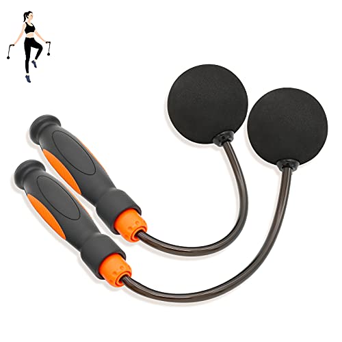 Cordless Jump Ropes, Bod Ropes Beachbody Mbf, Best for Fitness and Weight Loss, Ropeless Jump Rope with Weighted Ball for Women, Men - color: Black