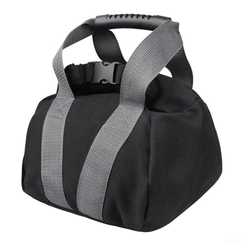 Adjustable Canvas Kettlebell Sandbag With Handle, Empty Weight Training Bag For Home Gym Fitsness Yoga, Portable Strength Equipment For Squats Swings