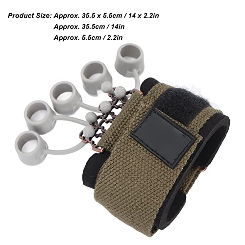 Finger Exerciser, 20Lb/40Lb Hand Grip Strengthener, Hand Strengthener Finger Band Guitar Finger Stretcher Hand Yoga Equipment for Forearm, Arthritis, Carpal Tunnel (Green 20 lbs)