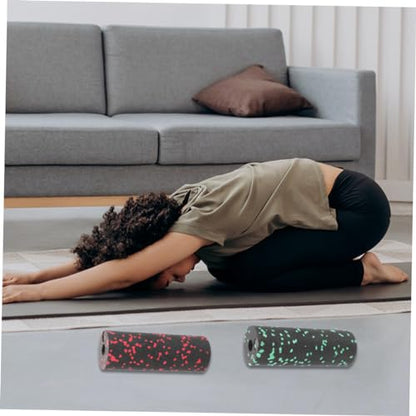 POPETPOP 2Pcs Compact Foam Roller Set Hollow Portable Muscle Massage Roller for Back Pain Relief Lightweight Exercise Tool for Travel and Fitness