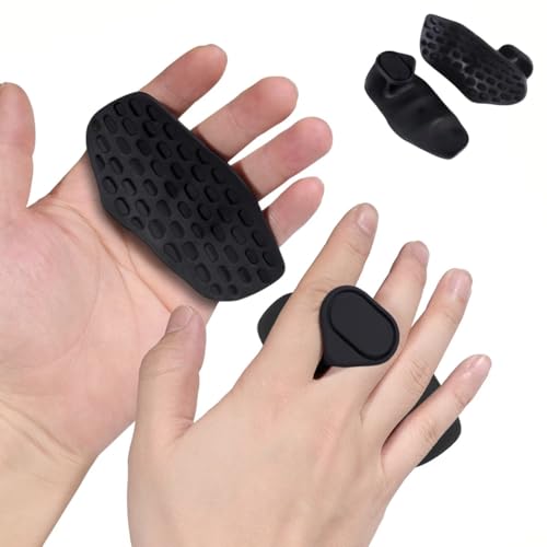 Anti-Slip Workout Grips - Ergonomic Rubber Hand Protector Gloves for Weight Lifting, Pull-Ups, Gym Training and Exercise, for Men and Women