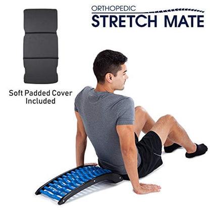 Orthopedic Back Stretching Support Stretch Mate for Back and Sciatica Pain with Cushion Pad