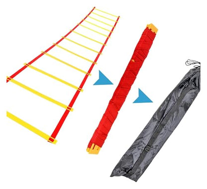Agility Ladder Cones Football Training, Speed Agility Training Set, for Indoor/Outdoor Personal Training