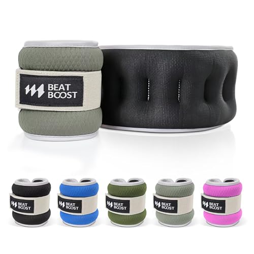 Ankle Wrist Weights for Women Men A Pair of 1 2 3 4 6 8 10 Lbs Arm Leg Weight Set with Adjustable Straps for Walking Pilates Exercise Workout Gym Aerobics - color: Grey, size: 8 lb Pair (4 lb Each)