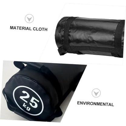 1 Set Fitness Workout sandbag Fitness sandbag Load sandbag Dynamic Load Exercises Sand Bag - color: Black, size: 60X23X23CM