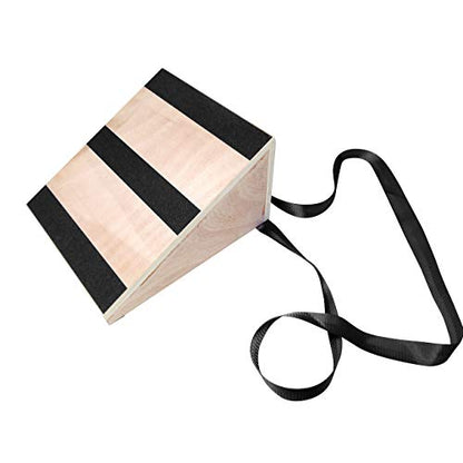 Trademark Innovations Calf Board Wedge Incline Slant Board Stretcher with Strap