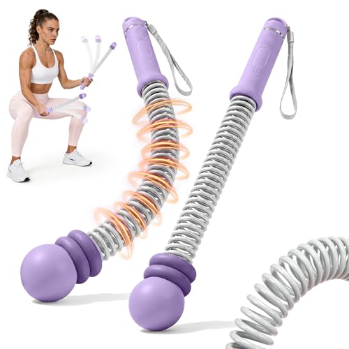 Upgrade Weighted Ropeless Battle Ropes for Women, Quiet Adjustable Cordless Battle Ropes for Home Gym HIIT Cardio & Strength Training, Portable Exercise Rope for Arm & Core, Apartment Gear - color: Purple