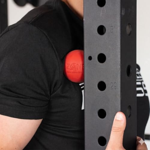 Zone Deep Tissue Massage Ball – Trigger Point Therapy, Myofascial Release, Muscle Recovery, Mobility Tool – Firm Lacrosse Ball (Single) - color: Lacrosse Ball