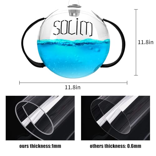 Water Weights Aqua Bag Ball Shape, Workout Sandbag Alternative Strength Training Sand Bag Portable Stability Fitness Equipment Ultimate Core and Balance Training for Home Gym