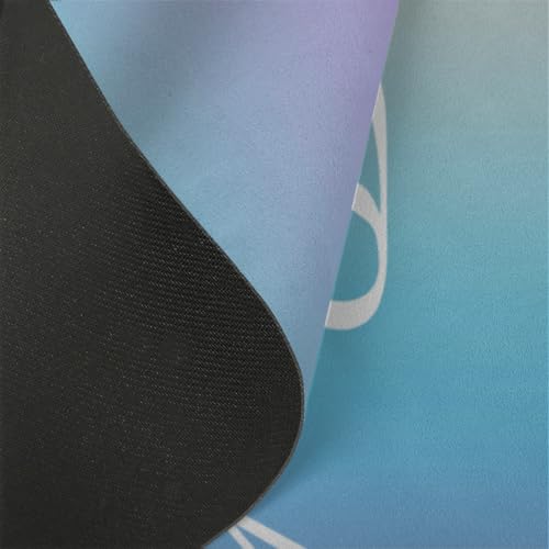 Custom Name Yoga Mat,Personalized Travel Yoga Exercise Mat,Non Slip,Perfect for Kids & Adults,Gradient Color D Series - color: Style 24