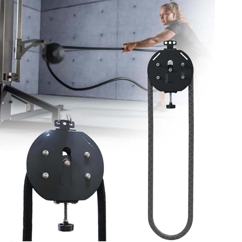Endless Rope Trainer, Pulley Cable Machine System, Adjustable Resistance 3-30kg (6.6-66lb), Full Body Workout Tool, Pull Rope Fitness Training For Grip, Arms, Body Coordination