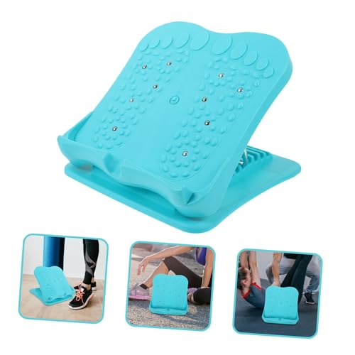 Folding Fitness Pedal with Resistance Stretch Standing Board for Rehabilitation and Acupoint Massage Portable to Weight Capacity for Home