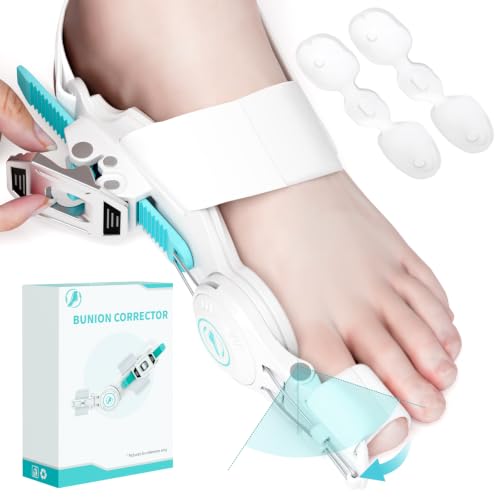 Kutain Upgraded Bunion Corrector for Women & Men, Big Toe Spacers(1PCS) - color: White