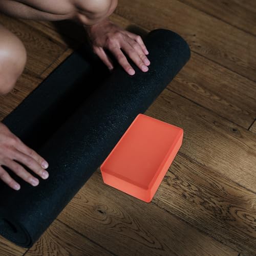 Luxshiny 2pcs Non-slip Eva Yoga Blocks 120g High-density Foam Bricks for Adults and Fitness Workout and Pilates Training Stability Support