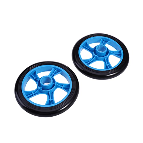 Milisten Dual Wheel Mute Ab Roller with Knee Pad for Core Strength Training Lightweight Portable Abdominal Roller for Home Gym Workouts Blue