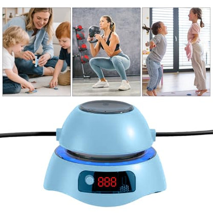 Smart Jump Rope Machine - Electronic Skipping Ropes, LED Display Counter Workout, 1-10 Speed Level Adjustment Jumping Rope | Indoor Cardio Fitness Trainer for for Men Women Adult Kids Home Outdoors