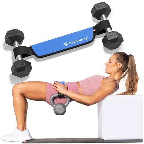 Premium Hip Thrust Belt - Adjustable Exercise Belt for Glutes & Squats, Hip Thrust Pad for Comfort, Versatile Gym Equipment for Home - Weightlifting Belt Support for Women - color: Blue