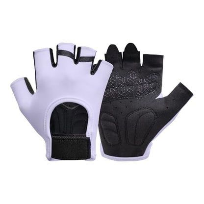 Workout Gloves for Women Lightweight Sweat-Wicking Breathable Gym Gloves with Silicone Grip, Padded Palm for Light Training Dumbbells, Cycling, Yoga, Pilates, Everyday Fitness