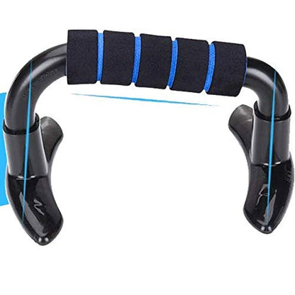 Push Up Stands Fitness Exercise Chest Training Body Building Equipment with Stainless Steel Bar & Foam