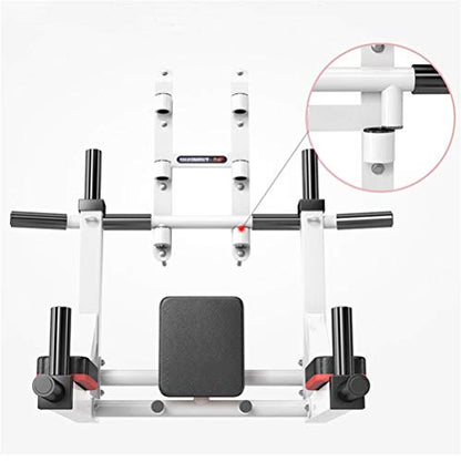 Multifunctional Wall Mounted Pull Up Bar/Chin Up bar,Dip Station for Indoor Home Gym Workout,Power Tower Set Gym Equipment 800LBS