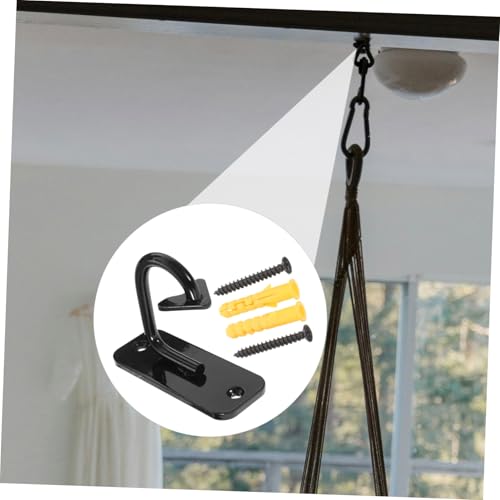 1 Set Ceiling Anchor Work Out Wall Mount Anchor Upper Body Workout Equipment Gym Hooks Resistance Band Accessories Wall Mount Workout Anchors Battle Rope Anchor Kit Exercise Ropes