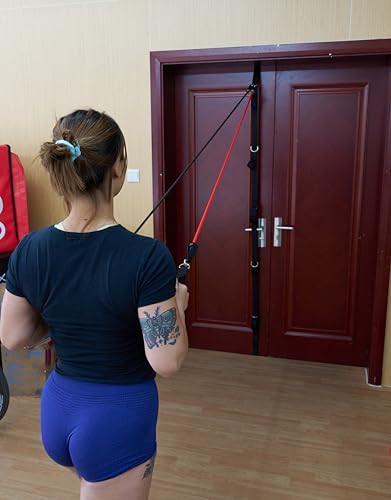 Door Anchor Band Strap for Resistance Bands Exercises, Strap ONLY, Resistance Bands and Handles NOT Included, Multi Point Anchor Gym Attachment for Home Fitness,