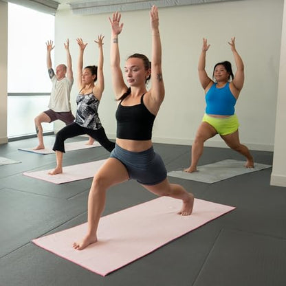 S&T INC. Yoga Mat Towel with Non-Slip Grip, Enhanced Silicone Grip, Soft and Absorbent for Gym, Pilates, and Hot Yoga Mat, 1 Pack, 24 inches x 72 inches, 340GSM, Grey - color: Grey
