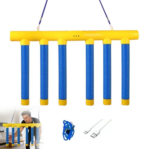 Reflective Drop Stick Challenge Game, Hand-Eye Coordination Reflex Training Toy with 3 Speed Modes, Interactive Catching Sticks Game - color: Deep Blue