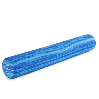 OPTP PRO-Roller Soft Density Foam Roller – Low Density Soft Foam Roller for Physical Therapy, Pilates, Yoga Foam Roll Exercises, and Muscle Recovery- Blue 36" x 6" - color: Blue 36" X 6"
