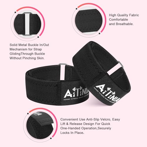 Booty Bands for Women Glutes & Hip Building, Blood Flow Restriction Bands BFR Bundle Booty Bands, Best Fabric Glute Bands Resistance Bands for Exercising Your Butt,Squat,Thigh - color: Black 01