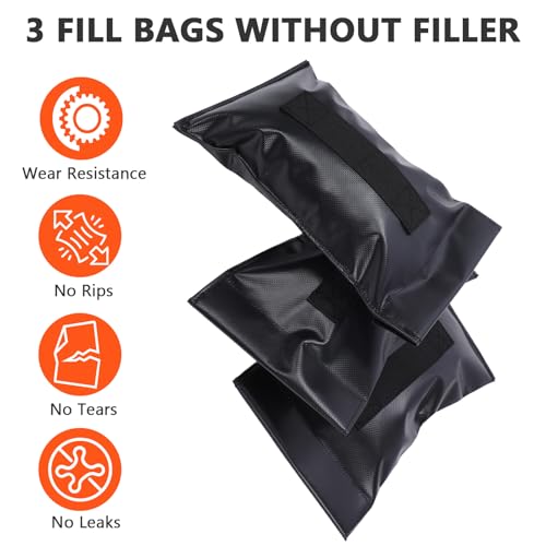 Adjustable Weight Sled Trainer Sandbag Sled Trainer with 3 Weight Sandbags for Speed Training Indoor Outdoor