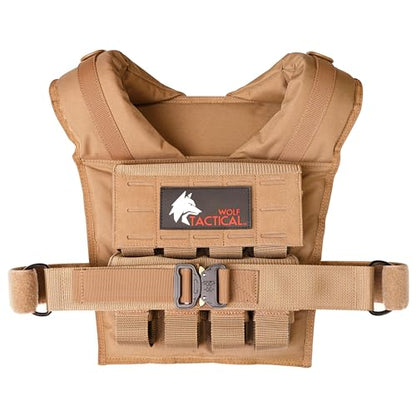 WOLF TACTICAL Weighted Training Vest - Weighted Vest Men Strength Training Weight Vests Workout Vest Weight Vest for Men
