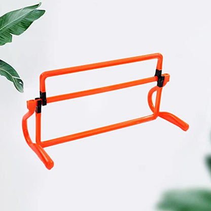 BESPORTBLE Removable Training Hurdles, Agility Ladder Speed Training Equipment, Soccer Training Agility Hurdles(Yellow) - color: Orange
