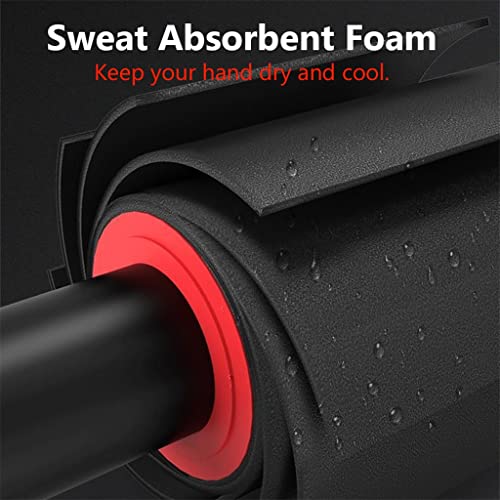 Gym Equipment Doorway Pull Up Bar Home Door Frame Steel Chin Bars No Screw Installation Strength - size: Black