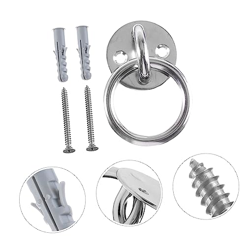 VICASKY Wall Mount Suspension Anchor for Suspension Straps Gymnastic Rings and Yoga Swings Fixed Disk Bracket