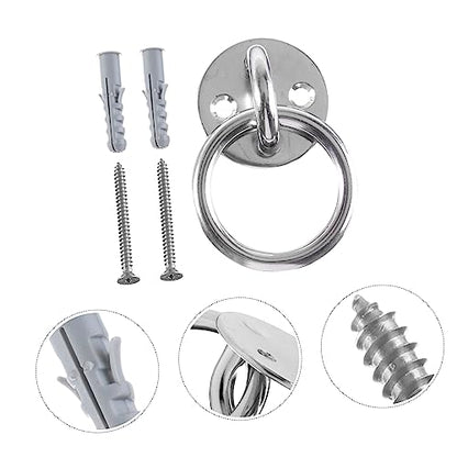 VICASKY Wall Mount Suspension Anchor for Suspension Straps Gymnastic Rings and Yoga Swings Fixed Disk Bracket