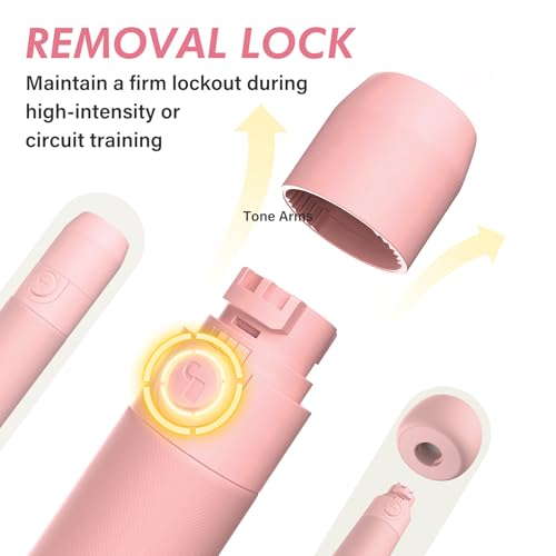 HTQ Adjustable Dumbbell Set for Women, 2-17LBS Total Plate Weight Home Workout Equipment with Kettlebell, Wrist Weights, Resistance Tube, Jump Rope, Pink/Green Free Weights Set for Women at Home - color: Pink