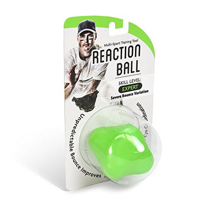 GoSports Baseball and Softball Reaction Ball - Improve Reaction Time and Hand-Eye Coordination - Beginner, Intermediate, or Expert
