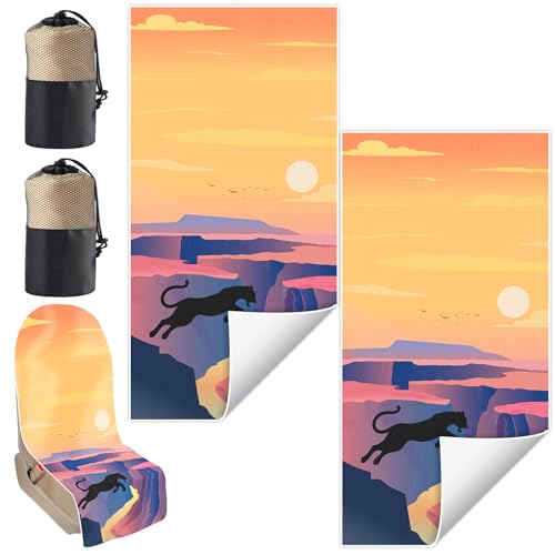 OBUSATT 2 Pack Car Seat Towel Covers with Storage Bag (Grand Canyon) - style: Grand Canyon