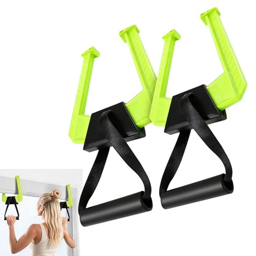 Portable Pull Up Bar for Doorway, 285LBS Heavy Duty Adjustable Chin Up Bar, No Drill Home Gym Equipment for Home Workout, Strength Training