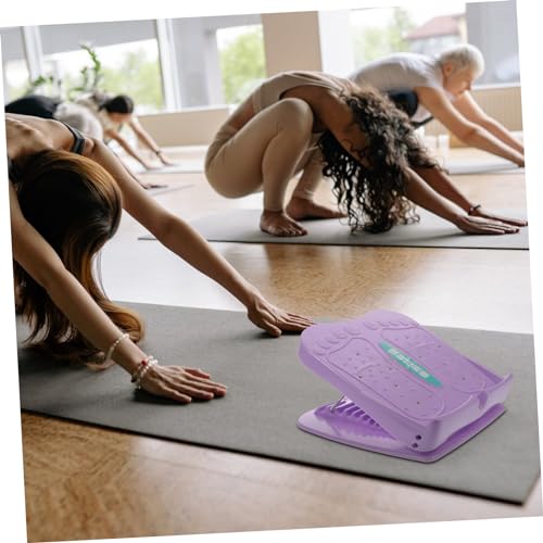 Toyvian Folding Stretch Board for Home Fitness Inclined Pedal for Body Stretching Sturdy Non-Slip Design for Calf and Leg Stretching Compact Exercise Equipment