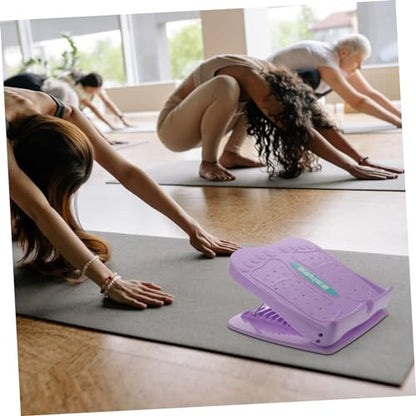 Toyvian Folding Stretch Board for Home Fitness Inclined Pedal for Body Stretching Sturdy Non-Slip Design for Calf and Leg Stretching Compact Exercise Equipment