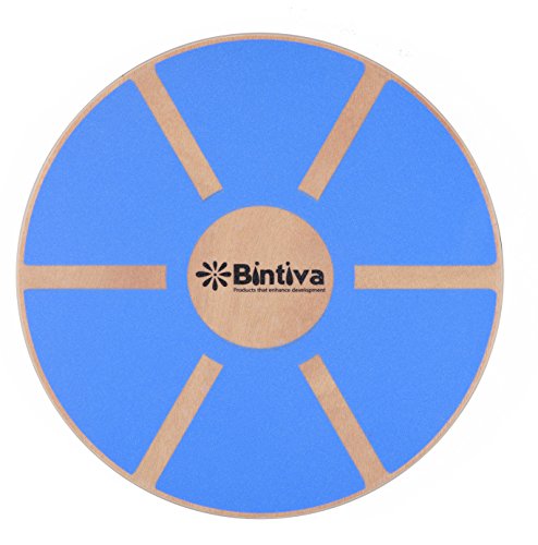 bintiva Wood Balance Board for Fitness Rehab Balance and Stability Training