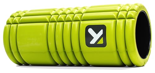 TriggerPoint Grid 1.0 Foam Roller - 13" Multi-Density Massage Roller for Deep Tissue & Muscle Recovery - Relieves Tight, Sore Muscles & Kinks, Improves Mobility & Circulation - Targets Key Body Parts - color: Lime