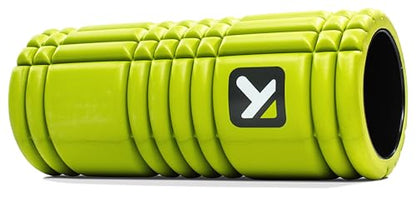 TriggerPoint Grid 1.0 Foam Roller - 13" Multi-Density Massage Roller for Deep Tissue & Muscle Recovery - Relieves Tight, Sore Muscles & Kinks, Improves Mobility & Circulation - Targets Key Body Parts - color: Lime