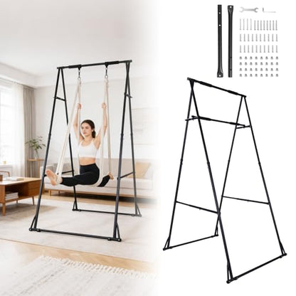 Generic Foldable Free Standing Pull Up Bar Stand Adjustable Pull Up Station Dip Bar Gymnastics Equipment for Home Gym Strength Training