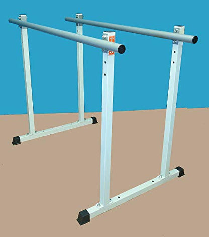 Titan Gymnastics Parallel Bar, (2) Adjustable Heights & (3) Adjustable Widths, with 2” Dia Parallel Bars – Made in The USA.